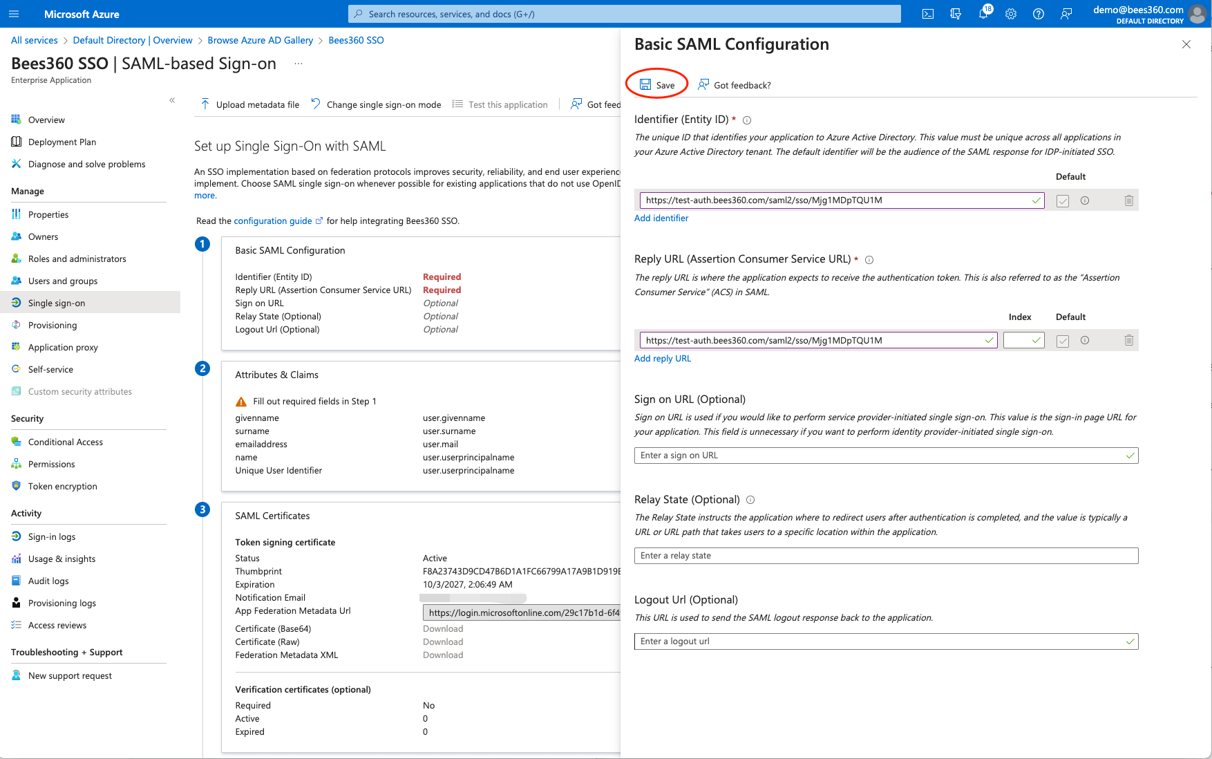 Azure Create Config