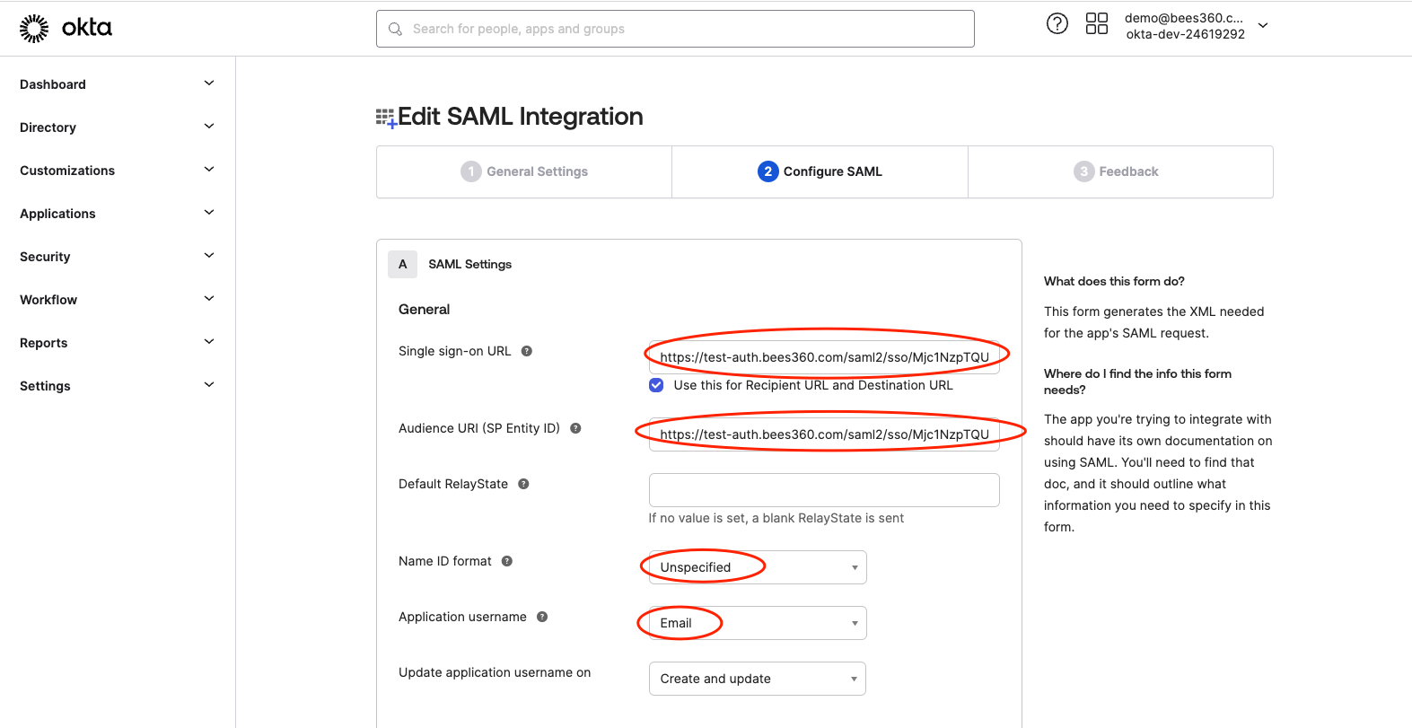 Okta Create Config